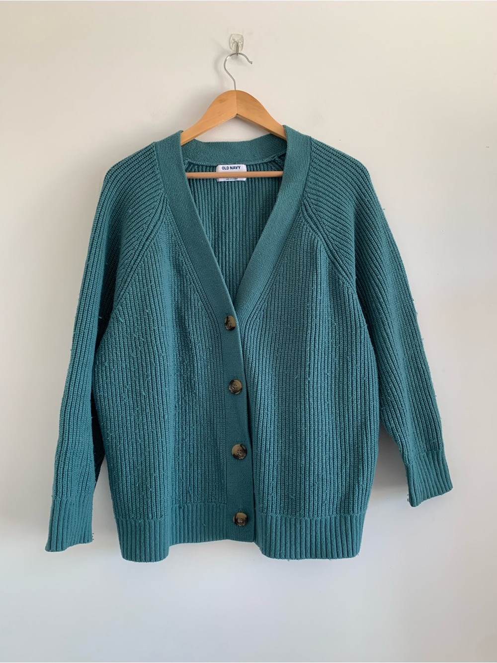 Old navy Knit cardigan teal
